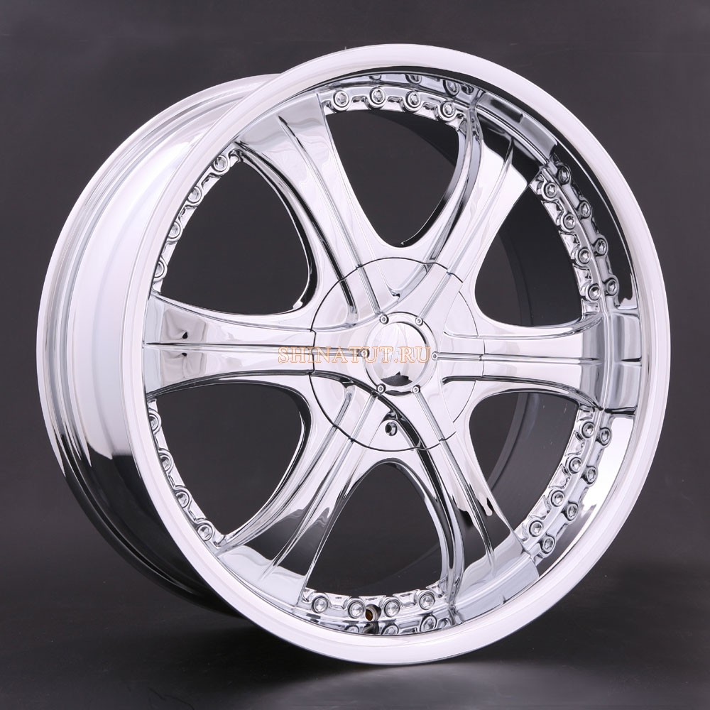 Купить диски Forsage P8046 P8046 9,5R22 6*139,7 ET15 d110,5 Chrome [Китай]  в Москве в интернет магазине